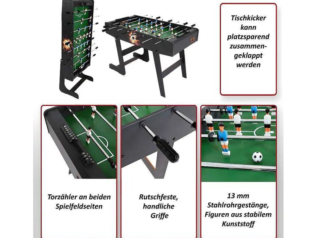 Manchester Opvouwbare Voetbaltafel, Natuur-Vente-unique New