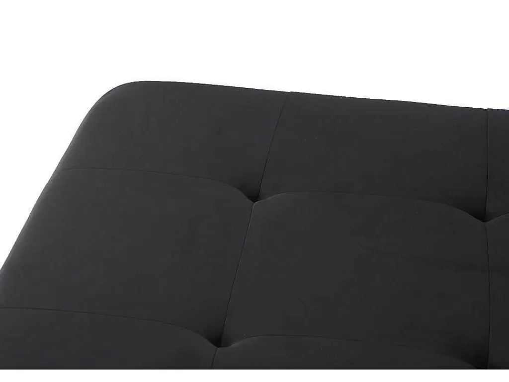 Marino Dagbed Velours Zwart.-Vente-unique New