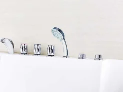 Massagebad - 2 Personen - 515 L - 182 X 122 X H64 Cm - Hoek Rechts - Thalassa-Shower & Design