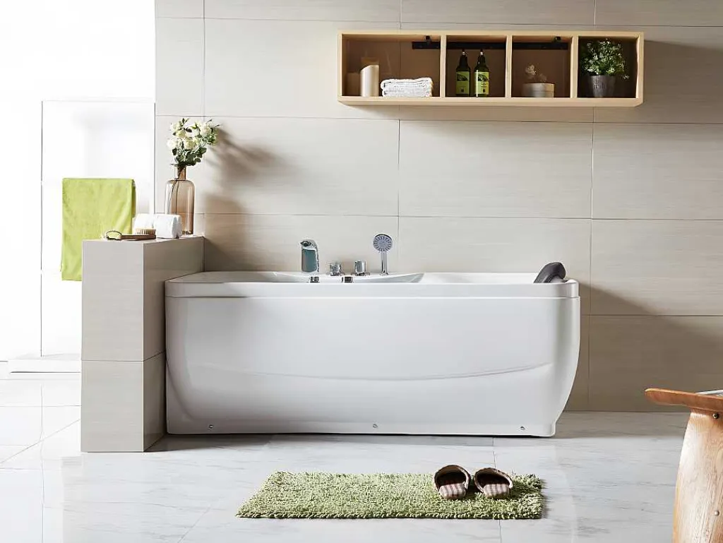 Massagebad Gavino - 1 Persoon - 75X150Xh65Cm - Linkse Hoek-Shower & Design Online