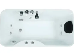 Massagebad Gavino - 1 Persoon - 75X150Xh65Cm - Linkse Hoek-Shower & Design Online