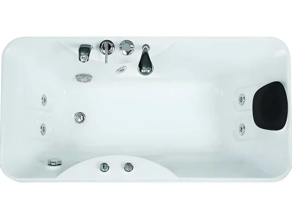 Massagebad Gavino - 1 Persoon - 75X150Xh65Cm - Linkse Hoek-Shower & Design Online