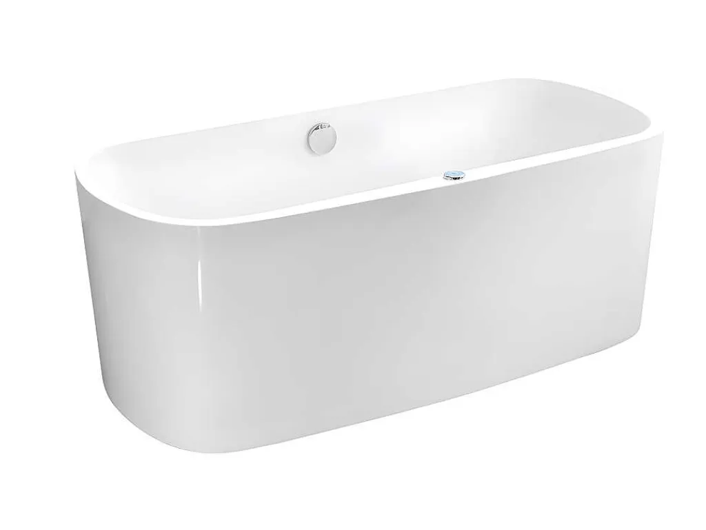 Massagebad Met Ledverlichting - Balneo Therapie Sirgao - 1 Persoon - 155L - 75X150Cm - Wit-Shower & Design Sale