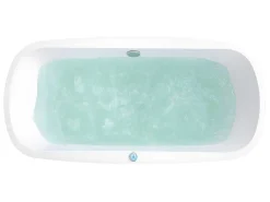 Massagebad Met Ledverlichting - Balneo Therapie Sirgao - 1 Persoon - 155L - 75X150Cm - Zwart-Shower & Design New