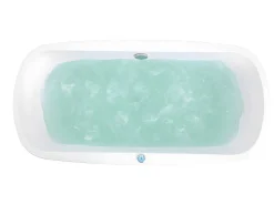 Massagebad Met Ledverlichting - Balneo Therapie Sirgao - 1 Persoon - 155L - 75X150Cm - Zwart-Shower & Design New