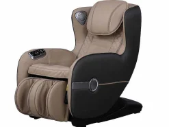 Massagestoel Kasou Van Kunstleer Met Led-Verlichting - Met Bluetooth - Beige-Vente-unique Clearance