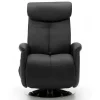 Massagestoel Kostas Van Kunstleer - Zwart-Vente-unique Hot