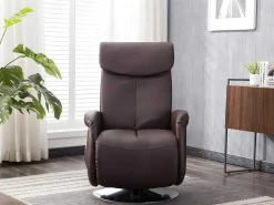 Massagestoel Kostas Van Kunstleer - Bruin-Vente-unique Sale