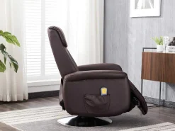Massagestoel Kostas Van Kunstleer - Bruin-Vente-unique Sale