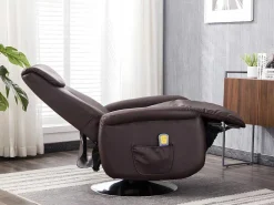 Massagestoel Kostas Van Kunstleer - Bruin-Vente-unique Sale