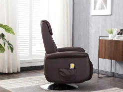 Massagestoel Kostas Van Kunstleer - Bruin-Vente-unique Sale