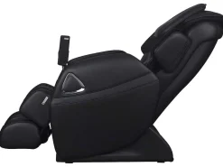 Massagestoel Leto Van Kunstleer - Nul Zwaartekracht Systeem - Zwart-Vente-unique Hot
