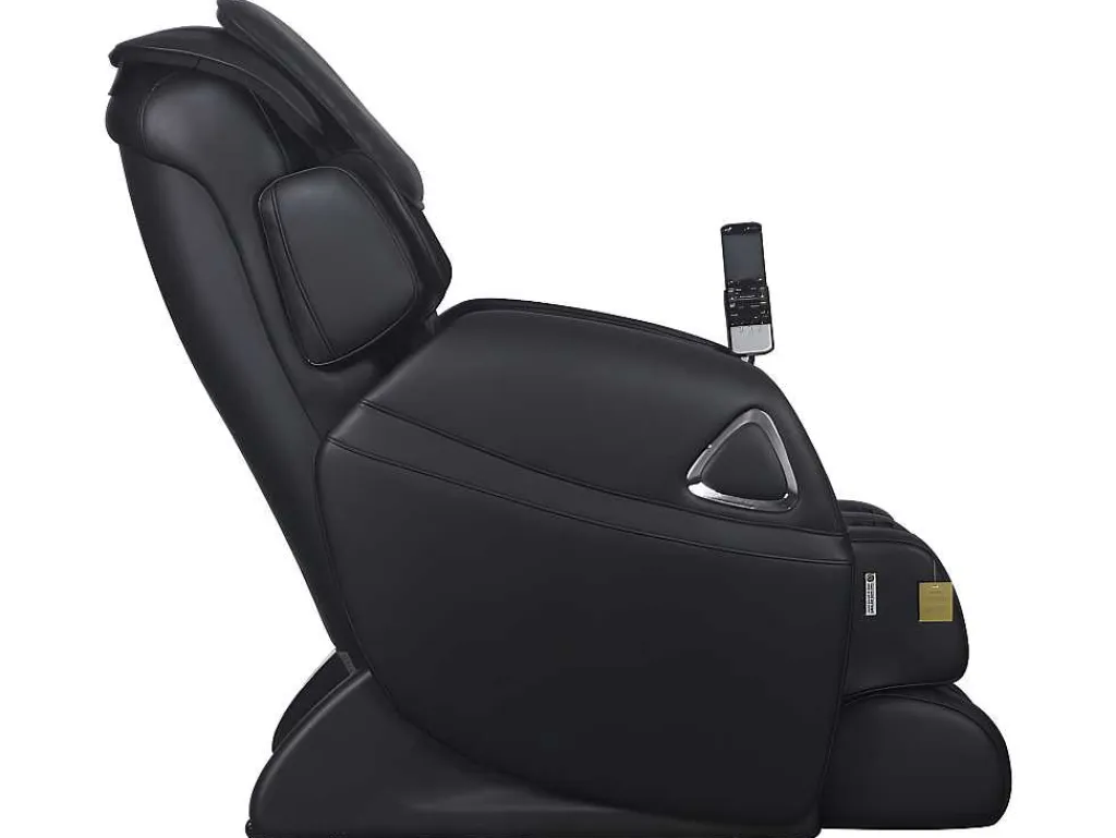 Massagestoel Leto Van Kunstleer - Nul Zwaartekracht Systeem - Zwart-Vente-unique Hot