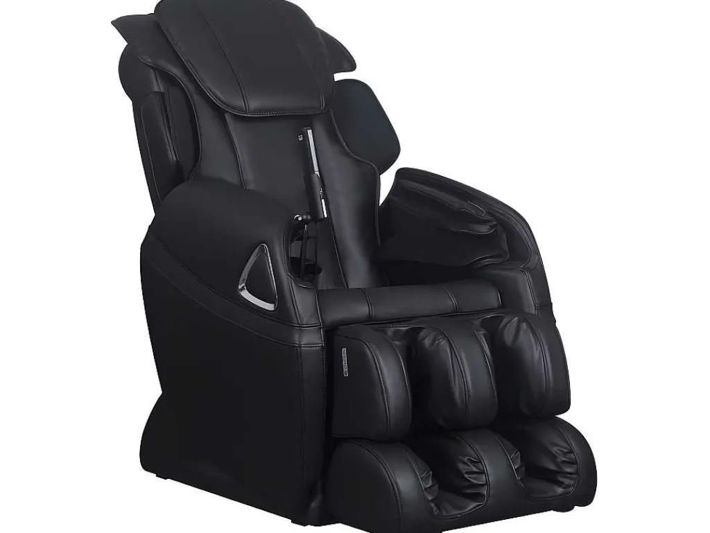 Massagestoel Leto Van Kunstleer - Nul Zwaartekracht Systeem - Zwart-Vente-unique Hot