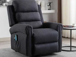 Massagestoel Met Elektrische Sta-Op Functie - Antraciet - Lovari-Vente-unique Hot