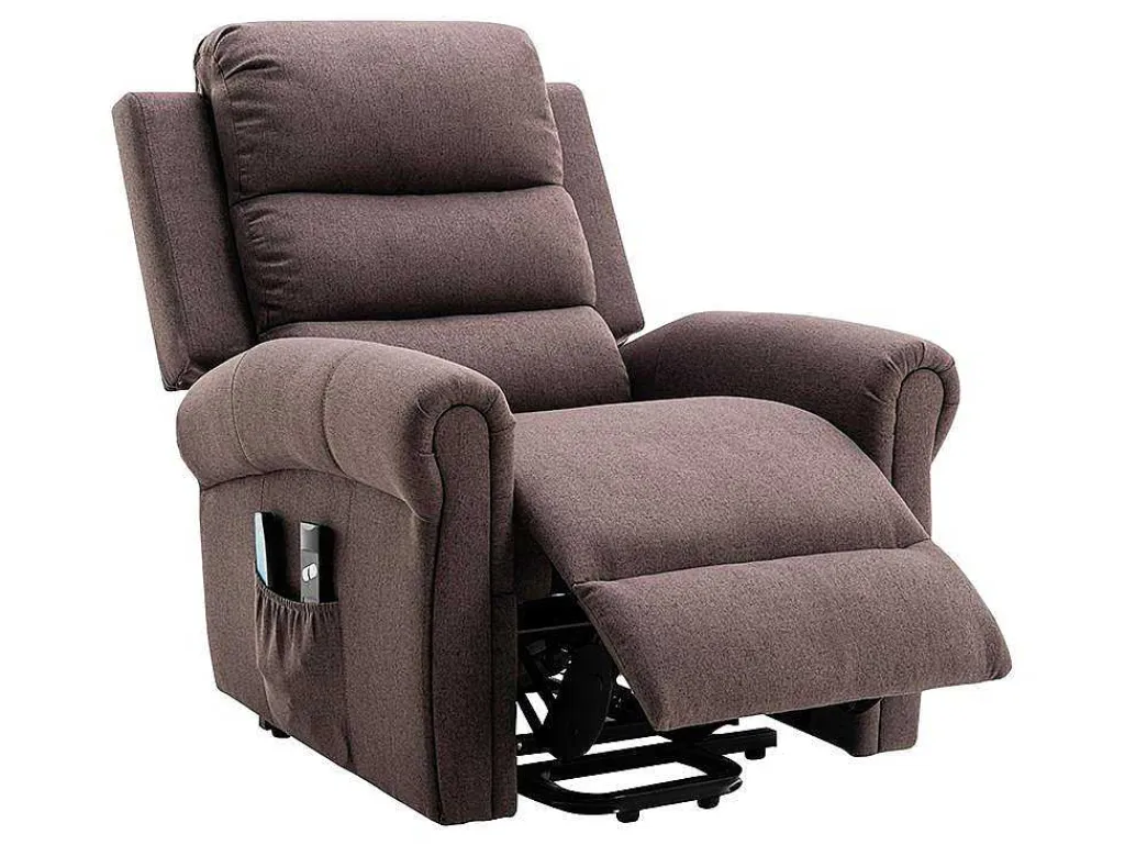 Massagestoel Met Elektrische Sta-Op Functie - Bruin - Lovari-Vente-unique Discount