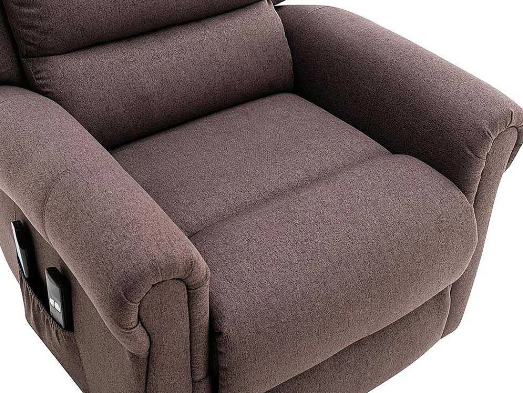 Massagestoel Met Elektrische Sta-Op Functie - Bruin - Lovari-Vente-unique Discount