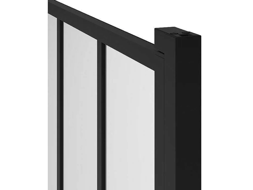 Mat Zwart Badscherm - 80 X 140 Cm - Urbanik-Shower & Design Sale