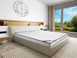 Matras 140 X 190 Cm Schuim Tijk Van Bamboe, Dikte 15 Cm - Kanani Van-NATUREA Clearance