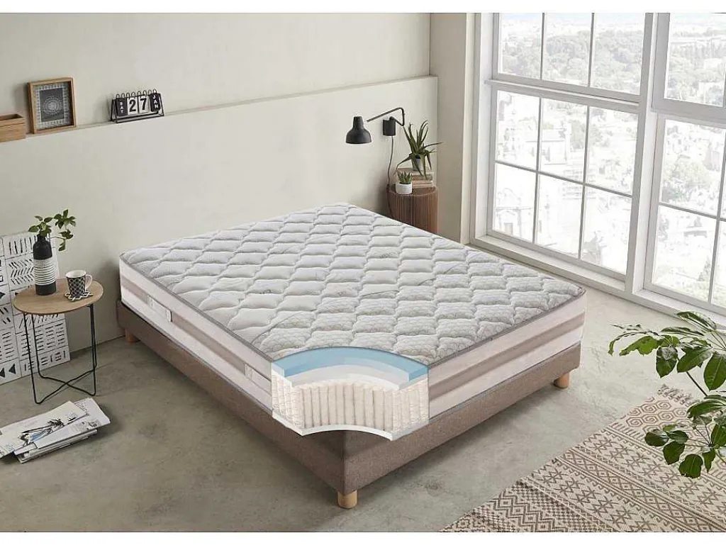 Matras Met 800 Pocketveren - Hoogte 25 Cm - 9 Comfortzones Relax-Model 135 X 190 Cm-I Love Sleep Sale