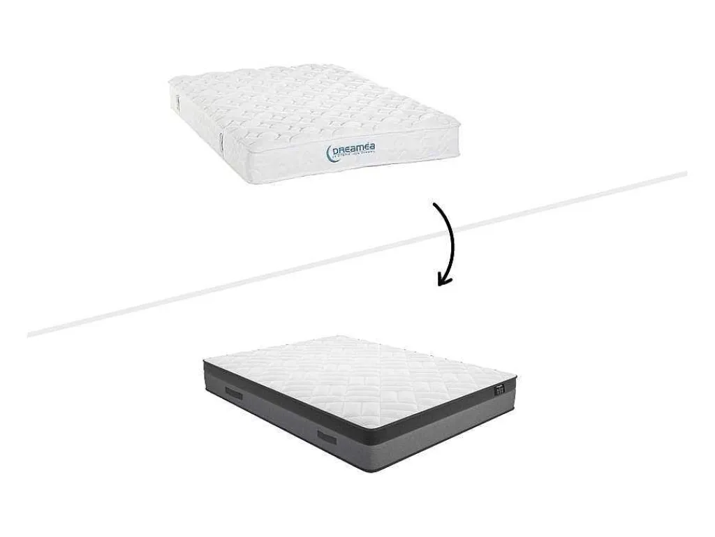 Matras Met Pocketveren En Vormgeheugen 160X200Cm Dikte 24Cm - Illusion Van-DREAMEA Best