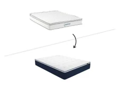 Matras 120X190Cm Met Pocketveren En Bijpassende Topmatras Dikte 24Cm - Altier Van Dreamea-Ysmée Clearance