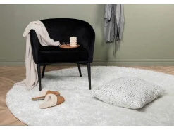 Mattis Vloerkleed O200 Cm Polyester Wit.-Vente-unique Sale