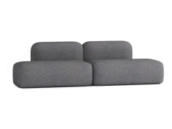 Max Modulaire Bank 4 Zits Donkergrijs-Atio