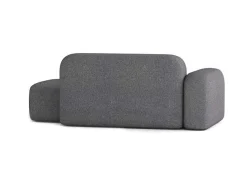 Max Modulaire Bank 2/3 Zits Donkergrijs-Atio Discount