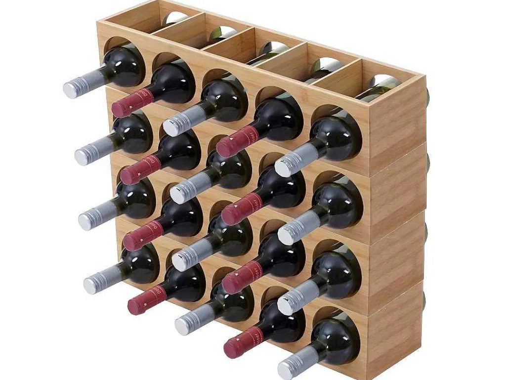 Mcw-B89 Bamboe Wijnrek, 4 Stuks-Vente-unique Clearance