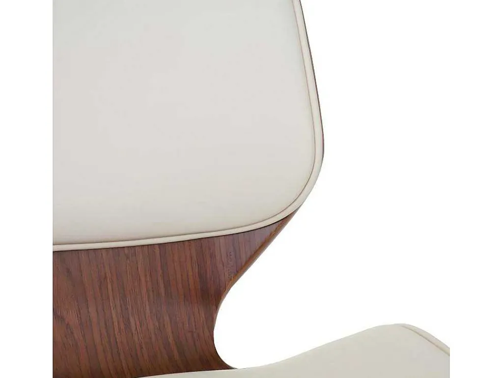 Mcw-B16 Eetkamerstoel (Set Van 2), Kunstleer Creme-Vente-unique Sale