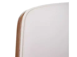 Mcw-B16 Eetkamerstoel (Set Van 2), Kunstleer Creme-Vente-unique Sale