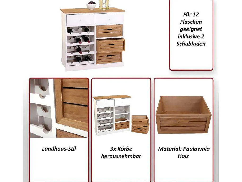 Mcw-B96 Wijnrek Met Laden-Vente-unique Outlet