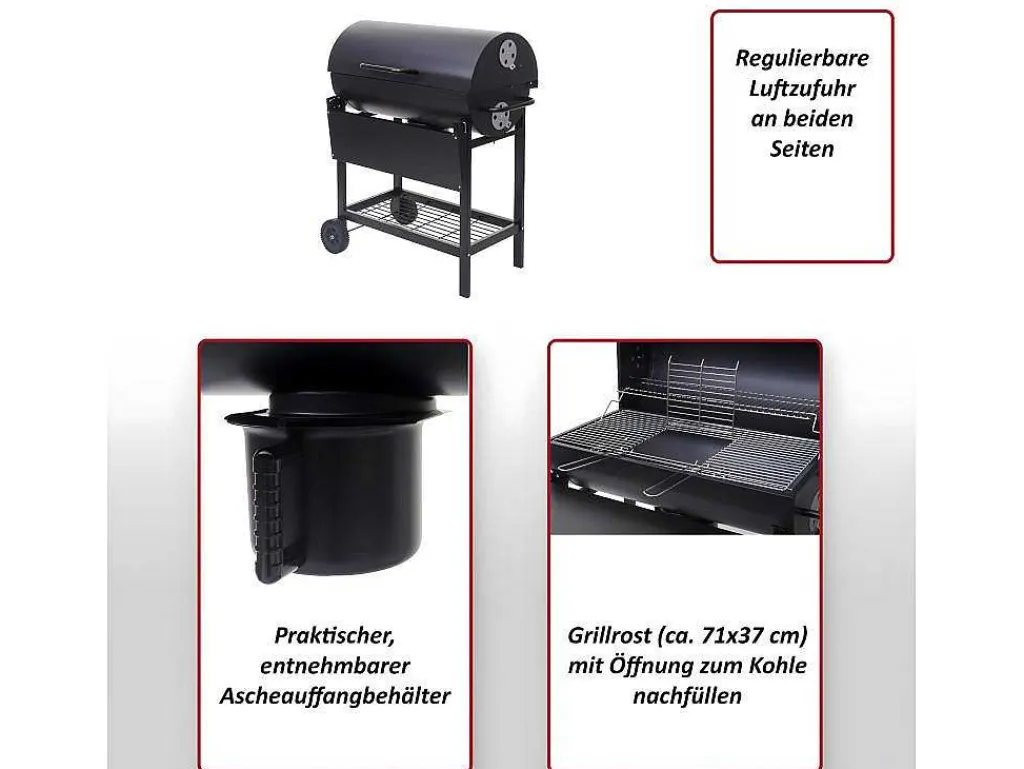 Mcw-F70 Barbecuetrolley Met Deksel En Plank-Vente-unique Clearance