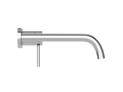 Mechanische Mengkraan Voor Inbouw Met Afgerond Uiteinde - Kleur: Geborsteld Nikkel - Lozoya-Shower & Design Online
