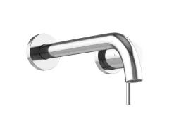 Mechanische Mengkraan Voor Inbouw Met Afgerond Uiteinde - Kleur: Geborsteld Nikkel - Lozoya-Shower & Design Online