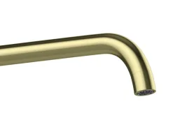 Mechanische Mengkraan Voor Inbouw Met Afgerond Uiteinde - Goudkleurig Met Satijnglans - Lozoya-Shower & Design Sale