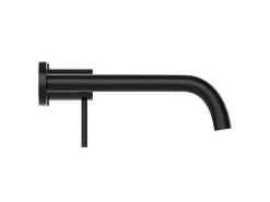 Mechanische Mengkraan Voor Inbouw Met Afgerond Uiteinde - Matzwart - Lozoya-Shower & Design
