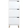 Mena - Schoenenkast - Wit Hout.-Vente-unique New