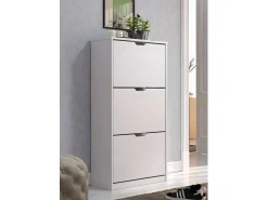 Mestre Schoenenkast 3 Klep Wit.-Vente-unique