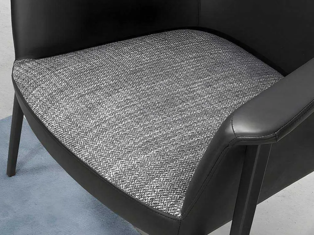 Met Stof En Ecoleder Beklede Fauteuil 5080-Angel Cerda Clearance