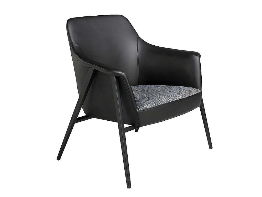 Met Stof En Ecoleder Beklede Fauteuil 5080-Angel Cerda Clearance