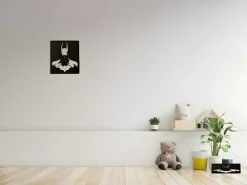 Metalen Decoratie Batman 2, Zwart, 42X1,5X48 Cm,-EPIKASA Sale