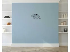 Metalen Decoratie Beer 4, Zwart, 55X1,5X30 Cm,-EPIKASA Sale