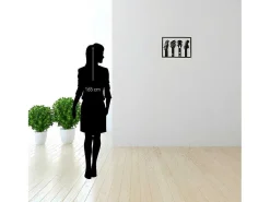 Metalen Decoratie Gitaar 19, Zwart, 46X1,5X32 Cm,-EPIKASA Online