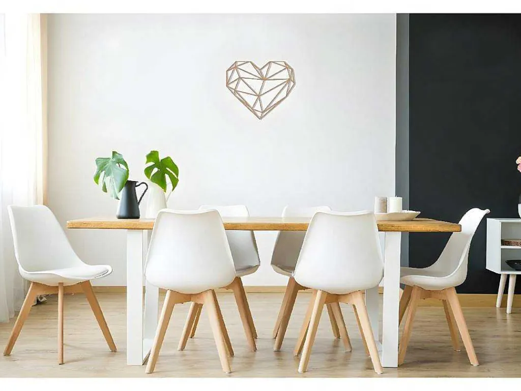 Metalen Decoratie Hart 10, Koper, 47X1,5X40 Cm,-EPIKASA Outlet