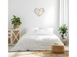 Metalen Decoratie Hart 10, Koper, 47X1,5X40 Cm,-EPIKASA Outlet