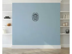 Metalen Decoratie Leeuw 4, Zwart, 40X1,5X50 Cm,-EPIKASA Sale
