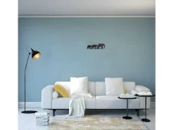 Metalen Decoratie Olifant 4, Zwart, 50X1,5X15 Cm,-EPIKASA Sale