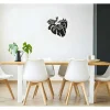 Metalen Decoratie Paard 2, Zwart, 50X1,5X50 Cm,-EPIKASA Clearance